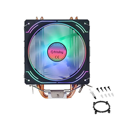 FRISBY FCL-F1336C (P6S) INTEL 1366/115X/1200/1700-AMD AM2/AM2+/AM3/AM4/AM5 İŞLEMCİ FAN