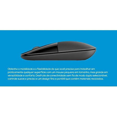 HP Z3700 758A8AA Dual Kablosuz Bluetooth Mouse Siyah