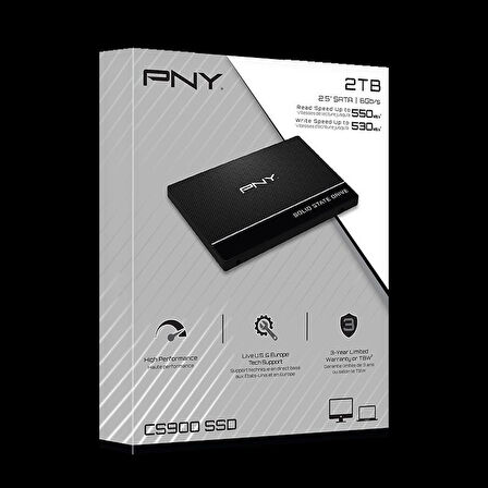 2TB PNY CS900 SSD 2,5" SSD (SSD7CS900-2TB-RB)