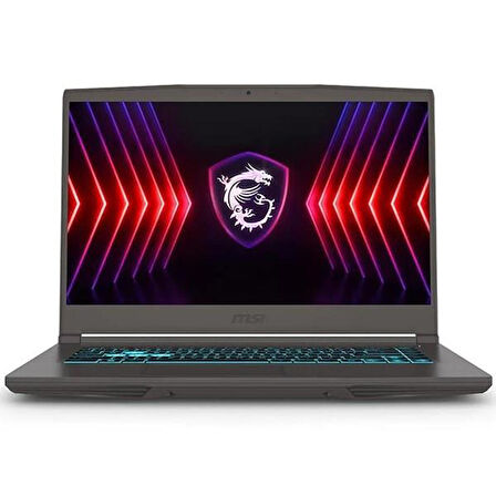 MSI 15.6" THIN 15 B12UC-1891TR CORE i5 12450H 64GB 512GB M2 NVME- 4GB RTX3050 FDOS