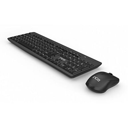 INCA IWS-539T Q Türkçe Kablosuz Multimedya Siyah Klavye+ Mouse