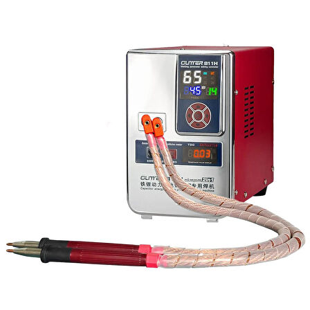 GLİTTER 811H ŞARJLI PİL PROFESYONEL BAKIR - NİKEL PUNTA KAYNAK MAKİNESİ 36KW/42KW ARALIĞI 7000A