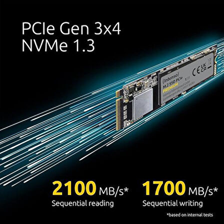 INTENSO 500GB MI500 3836450 5300- 4000MB/s M2 NVME GEN4 Disk