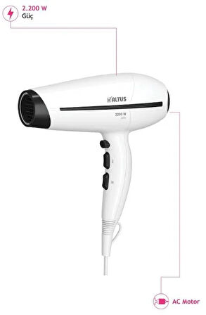 ALTUS AL 7044 S IYONIK 2200 W SAC KURUTMA MAKINESI