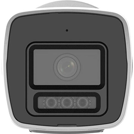 HIKVISION 4MP DS-2CD1047G2H-LIUF 2.8MM Smart Hybrid Light POE Sesli ColorVu Bullet IP Güvenlik Kamera