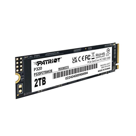 PATRIOT 2TB P320 P320P2TBM28 3000-2200MB/s M2 NVME GEN4 DİSK