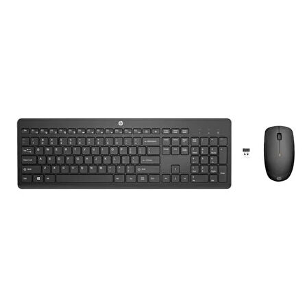 HP 1Y4D0UT Kablosuz Q Trk Optic Mouse Siyah Multimedya Klavye - Mouse Set 255