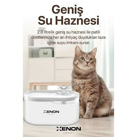 XENON SMART WIFI DESTEKLI KEDI SU PINARI X8650_M1