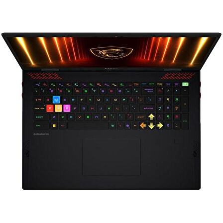MSI 18" RAIDER 18 HX AI A2XWIG-218TR ULTRA 9 285Hx-64GB DDR5 RAM-16GB RTX5080-4GB NVME-W11H