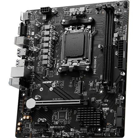 MSI PRO B650M-E DDR5 HDMI PCIE 4.0 AM5 mATX