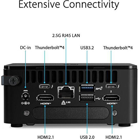 ASUS NUC 13 PRO NUC13ANBI5 CORE i5 1340P-16GB RAM-512GB NVME-FDOS MINI PC