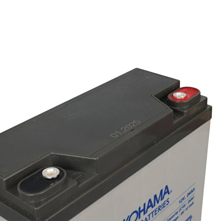 YOKOHAMA YH-1224 12 VOLT - 24 AMPER ELEKTRİKLİ BİSİKLET AKÜSÜ (180 X 76 X 167 MM)