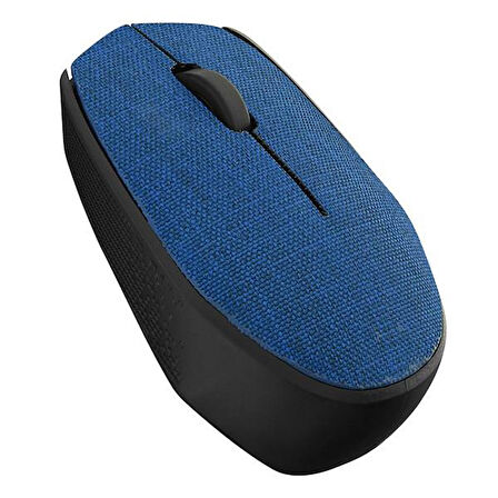 EVEREST KM-218 USB Kablosuz 2.4Ghz Mavi Kumaş Yüzey Mouse