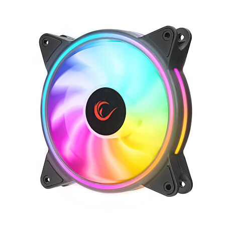 RAMPAGE COOLWIND F3 ARGB Fan + Kumanda 1200RPM Gaming Oyuncu Kasa Fan Kiti 3-lü paket