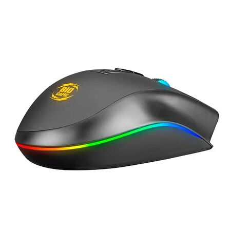BIOGAME BM-G7 Usb Siyah RGB Gaming Oyuncu Mouse