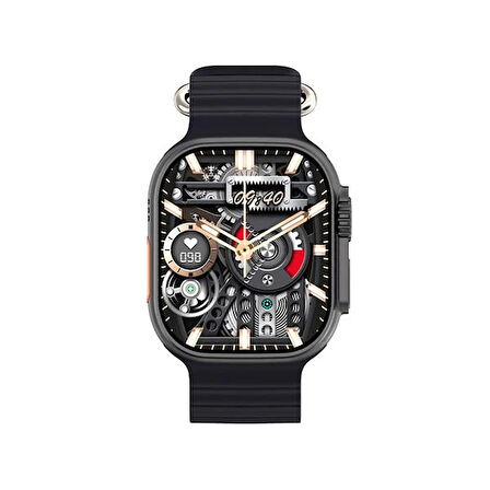 Hytech W69 Watch IOS ve Android Uyumlu MActive 2.05" inç Geniş Ekranlı Siyah Akıllı Saat