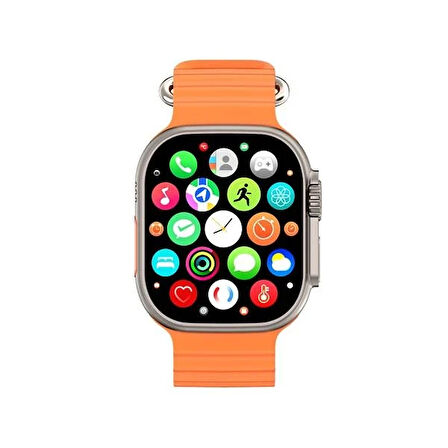 Hytech W69 Watch IOS ve Android Uyumlu MActive 2.05" inç Geniş Ekranlı Gümüş Akıllı Saat