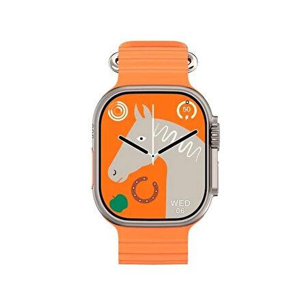 Hytech W69 Watch IOS ve Android Uyumlu MActive 2.05" inç Geniş Ekranlı Gümüş Akıllı Saat