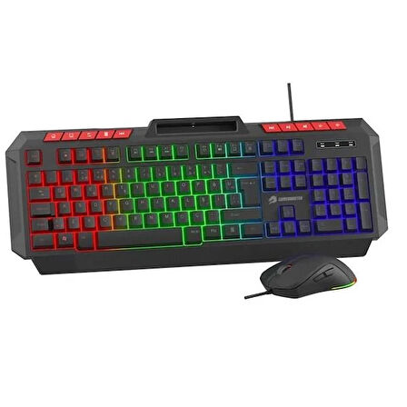 GAMEBOOSTER KM-11B GB-KM11B Knight Siyah Gaming Klavye Mouse Set