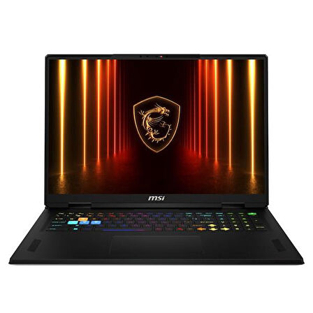 MSI 18" QHD VECTOR A18 HX A9WIG-093TR RYZEN 9 9955Hx-32GB DDR5 RAM-16GB RTX5080-1TB NVME-W11H 240HZ