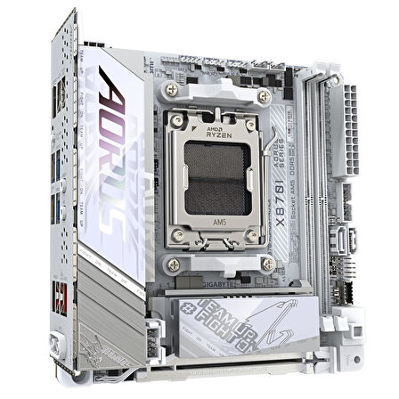 GIGABYTE ANAKART AM5 MINI-ITX X870I AORUS PRO ICE