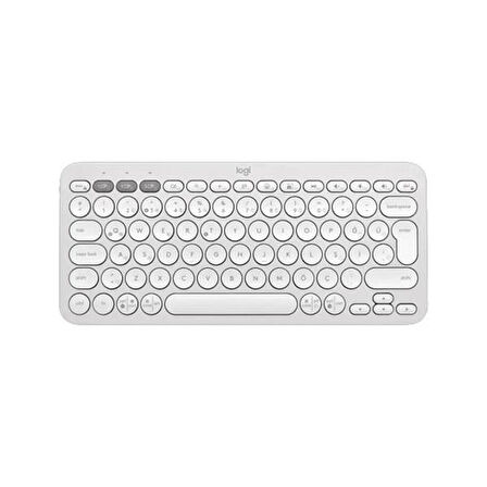 LOGITECH Pebble Keys 2 K380s 920-011860 Bluetooth Klavye Beyaz