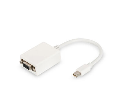 Digitus DisplayPort Adaptör Kablosu, Tip mini DP Erkek  HD15 Dişi, 0.15 metre, Full HD, DP 1.1a, beyaz renk
Digitus DisplayPort Adapter Cable, Type mini DP - HD15 M/F, 0.15m, Full HD, DP 1.1a, white