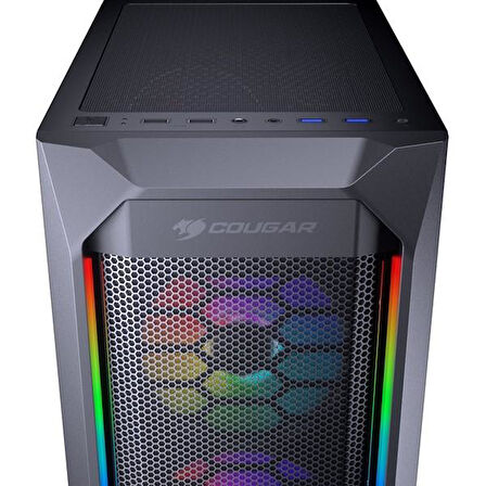 COUGAR 650W 80+ MX410 MESH-G CGR-5VM6B-MESH-G-RGB GAMING MID-TOWER PC KASASI