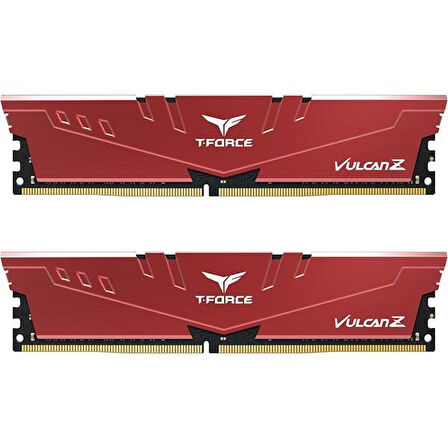 TEAM 32GB (2X 16GB) DDR4 3200MHZ CL16 DUAL KIT PC RAM T-FORCE VULCAN Z RED TLZRD432G3200HC16FDC01
