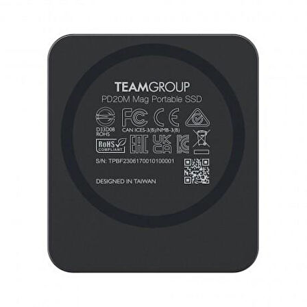 TEAM 1TB MAG PORTABLE PD20M TPSEG2001T0C108 USB 3.2 SSD HARİCİ DİSK GRI
