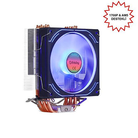 FRISBY FCL-F1336C ARGB AM5-1700P HAVA SOĞUTMALI İŞLEMCİ FANI