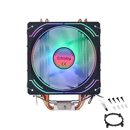 FRISBY FCL-F1336C ARGB AM5-1700P HAVA SOĞUTMALI İŞLEMCİ FANI
