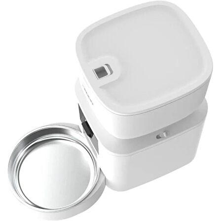 XENON SMART X8604 Akıllı Otomatik Kedi Mama Kabı Beyaz