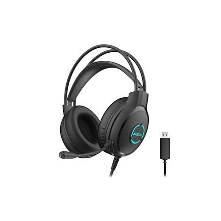 A4 TECH FH-300U Stereo USB Siyah Mikrofonlu Kulaklık