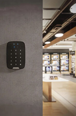 Ajax KeyPad Plus Kuyumcu Kablosuz Tuş Takımı Siyah