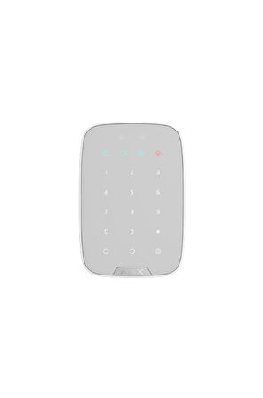 Ajax KeyPad Plus Kuyumcu Kablosuz Tuş Takımı Beyaz