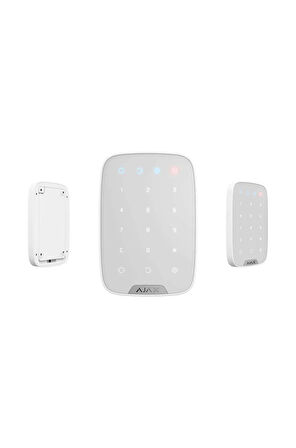 Ajax KeyPad Plus Kuyumcu Kablosuz Tuş Takımı Beyaz