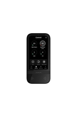 Ajax Keypad Touchscreen Dokunmatik Ekranlı Tuş Takımı Siyah