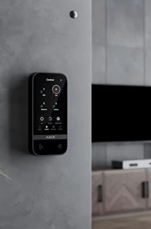 Ajax Keypad Touchscreen Dokunmatik Ekranlı Tuş Takımı Siyah