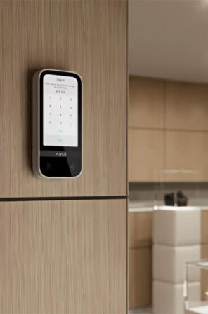 Ajax Keypad Touchscreen Dokunmatik Ekranlı Tuş Takımı Beyaz