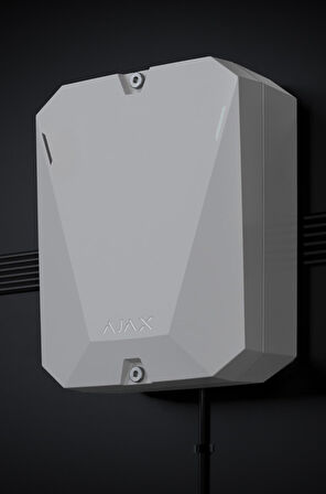 Ajax MultiTransmitter Jeweller Üçüncü Taraf Cihazı Entegre Etmek için Kablosuz Modül Beyaz