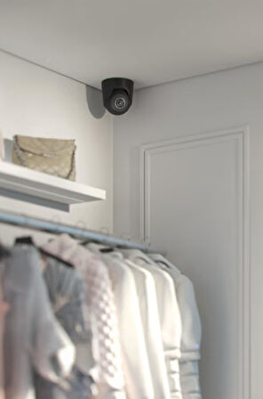 Ajax TurretCam (5 Mp/4 mm) Kablolu AI Destekli Güvenlik IP Kamerası Siyah