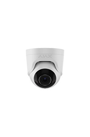 Ajax TurretCam (8 Mp/4 mm) Kablolu AI Destekli Güvenlik IP Kamerası Beyaz
