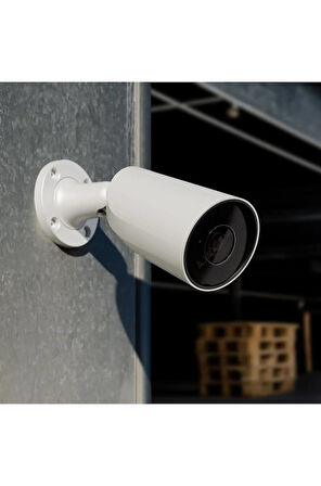 Ajax BulletCam (8 Mp/2.8 mm) Kablolu AI destekli güvenlik IP kamera Beyaz