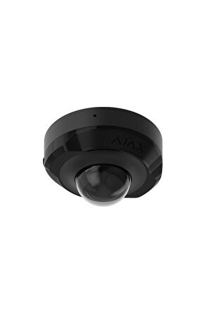 Ajax DomeCam Mini (8 Mp/2.8 mm) Kablolu AI destekli güvenlik IP kamerası Siyah 