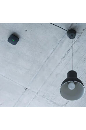 Ajax FireProtect Jeweller Sıcaklık Sensörlü Kablosuz Yangın Dedektörü Siyah 