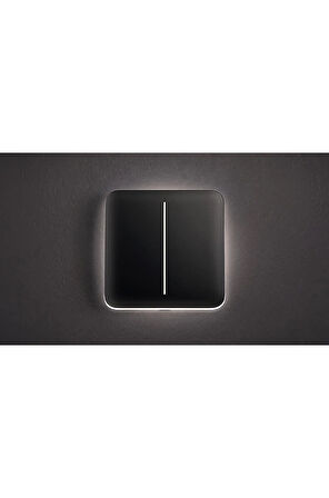 Ajax LightCore (2-gang/2-way) Jeweller Akıllı Dokunmatik 2 Yönlü Işık Anahtarı