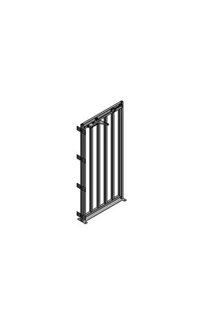 VIP GATE (1 metre) Tamamı Boyalı (80 Kg) 