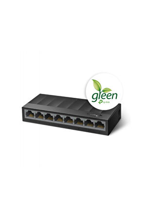 TP-LINK LS1008G, Green Tech, 8 Port GigaBit, Yönetilemez, Masaüstü Switch