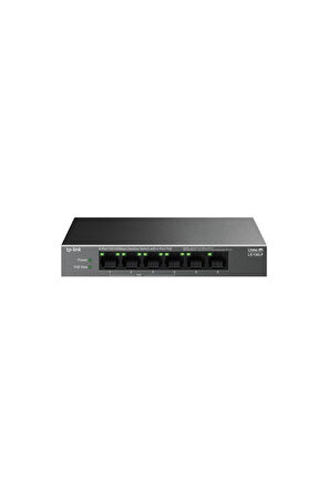 TP-LINK LS106LP, Green Tech, 6 Port, MegaBit, 4 Port PoE 41W, Metal Kasa, Yönetilemez, Masaüstü Switch